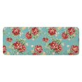thumbnail image 1 of Pioneer Flower Floral Print Pattern Kitchen Rug Mat,Kitchen Runner Rugs Non Skid Washable,Decorative Kitchen Floor Mats for Kitchen,Sink,Laundry,17"x47.2", 1 of 7
