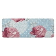 thumbnail image 1 of Pioneer Flower Floral Print Pattern Kitchen Rug Mat,Kitchen Runner Rugs Non Skid Washable,Decorative Kitchen Floor Mats for Kitchen,Sink,Laundry,17"x47.2", 1 of 7