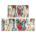 thumbnail image 1 of Pioneer Flower Floral Print Pattern Kitchen Rugs Sets Of 2,Anti Fatigue Kitchen Mat Rugs Non Slip Washable,Decorative Kitchen Floor Mats for Kitchen,Sink,Laundry,17"x30"+17"x47", 1 of 7