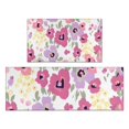 thumbnail image 1 of Pioneer Flower Floral Print Pattern Kitchen Rugs Sets Of 2,Anti Fatigue Kitchen Mat Rugs Non Slip Washable,Decorative Kitchen Floor Mats for Kitchen,Sink,Laundry,17"x30"+17"x47", 1 of 7