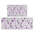 thumbnail image 1 of Pioneer Flower Floral Print Pattern Kitchen Rugs Sets Of 2,Anti Fatigue Kitchen Mat Rugs Non Slip Washable,Decorative Kitchen Floor Mats for Kitchen,Sink,Laundry,17"x30"+17"x47", 1 of 7