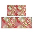 thumbnail image 1 of Pioneer Flower Floral Print Pattern Kitchen Rugs Sets Of 2,Anti Fatigue Kitchen Mat Rugs Non Slip Washable,Decorative Kitchen Floor Mats for Kitchen,Sink,Laundry,17"x30"+17"x47", 1 of 7