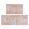 thumbnail image 1 of Pioneer Flower Floral Print Pattern Kitchen Rugs Sets Of 2,Anti Fatigue Kitchen Mat Rugs Non Slip Washable,Decorative Kitchen Floor Mats for Kitchen,Sink,Laundry,17"x30"+17"x47", 1 of 7