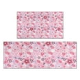 thumbnail image 1 of Pioneer Flower Floral Print Pattern Kitchen Rugs Sets Of 2,Anti Fatigue Kitchen Mat Rugs Non Slip Washable,Decorative Kitchen Floor Mats for Kitchen,Sink,Laundry,17"x30"+17"x47", 1 of 7