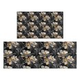 thumbnail image 1 of Pioneer Flower Floral Print Pattern Kitchen Rugs Sets Of 2,Anti Fatigue Kitchen Mat Rugs Non Slip Washable,Decorative Kitchen Floor Mats for Kitchen,Sink,Laundry,17"x30"+17"x47", 1 of 7