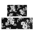 thumbnail image 1 of Pioneer Flower Floral Print Pattern Kitchen Rugs Sets Of 2,Anti Fatigue Kitchen Mat Rugs Non Slip Washable,Decorative Kitchen Floor Mats for Kitchen,Sink,Laundry,17"x30"+17"x47", 1 of 7
