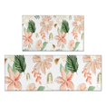 thumbnail image 1 of Pioneer Flower Floral Print Pattern Kitchen Rugs Sets Of 2,Anti Fatigue Kitchen Mat Rugs Non Slip Washable,Decorative Kitchen Floor Mats for Kitchen,Sink,Laundry,17"x30"+17"x47", 1 of 7