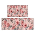 thumbnail image 1 of Pioneer Flower Floral Print Pattern Kitchen Rugs Sets Of 2,Anti Fatigue Kitchen Mat Rugs Non Slip Washable,Decorative Kitchen Floor Mats for Kitchen,Sink,Laundry,17"x30"+17"x47", 1 of 7