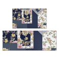 thumbnail image 1 of Pioneer Flower Floral Print Pattern Kitchen Rugs Sets Of 2,Anti Fatigue Kitchen Mat Rugs Non Slip Washable,Decorative Kitchen Floor Mats for Kitchen,Sink,Laundry,17"x30"+17"x47", 1 of 7
