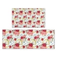 thumbnail image 1 of Pioneer Flower Floral Print Pattern Kitchen Rugs Sets Of 2,Anti Fatigue Kitchen Mat Rugs Non Slip Washable,Decorative Kitchen Floor Mats for Kitchen,Sink,Laundry,17"x30"+17"x47", 1 of 7