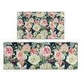 thumbnail image 1 of Pioneer Flower Floral Print Pattern Kitchen Rugs Sets Of 2,Anti Fatigue Kitchen Mat Rugs Non Slip Washable,Decorative Kitchen Floor Mats for Kitchen,Sink,Laundry,17"x30"+17"x47", 1 of 7