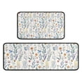 thumbnail image 1 of Pioneer Flower Floral Print Pattern Kitchen Rugs Sets Of 2,Anti Fatigue Kitchen Mat Rugs Non Slip Washable,Decorative Kitchen Floor Mats for Kitchen,Sink,Laundry,17"X30"+17"X47", 1 of 7