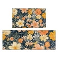 thumbnail image 1 of Pioneer Flower Floral Print Pattern Kitchen Rugs Sets Of 2,Anti Fatigue Kitchen Mat Rugs Non Slip Washable,Decorative Kitchen Floor Mats for Kitchen,Sink,Laundry,17"x30"+17"x47", 1 of 7