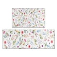 thumbnail image 1 of Pioneer Flower Floral Print Pattern Kitchen Rugs Sets Of 2,Anti Fatigue Kitchen Mat Rugs Non Slip Washable,Decorative Kitchen Floor Mats for Kitchen,Sink,Laundry,17"x30"+17"x47", 1 of 7