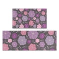 thumbnail image 1 of Pioneer Flower Floral Print Pattern Kitchen Rugs Sets Of 2,Anti Fatigue Kitchen Mat Rugs Non Slip Washable,Decorative Kitchen Floor Mats for Kitchen,Sink,Laundry,17"x30"+17"x47", 1 of 7