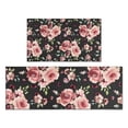 thumbnail image 1 of Pioneer Flower Floral Print Pattern Kitchen Rugs Sets Of 2,Anti Fatigue Kitchen Mat Rugs Non Slip Washable,Decorative Kitchen Floor Mats for Kitchen,Sink,Laundry,17"x30"+17"x47", 1 of 7