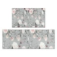thumbnail image 1 of Pioneer Flower Floral Print Pattern Kitchen Rugs Sets Of 2,Anti Fatigue Kitchen Mat Rugs Non Slip Washable,Decorative Kitchen Floor Mats for Kitchen,Sink,Laundry,17"x30"+17"x47", 1 of 7