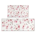 thumbnail image 1 of Pioneer Flower Floral Print Pattern Kitchen Rugs Sets Of 2,Anti Fatigue Kitchen Mat Rugs Non Slip Washable,Decorative Kitchen Floor Mats for Kitchen,Sink,Laundry,17"x30"+17"x47", 1 of 7