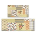 thumbnail image 1 of Pioneer Flower Floral Print Pattern Kitchen Rugs Sets Of 2,Anti Fatigue Kitchen Mat Rugs Non Slip Washable,Decorative Kitchen Floor Mats for Kitchen,Sink,Laundry,17"x30"+17"x47", 1 of 7
