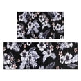 thumbnail image 1 of Pioneer Flower Floral Print Pattern Kitchen Rugs Sets Of 2,Anti Fatigue Kitchen Mat Rugs Non Slip Washable,Decorative Kitchen Floor Mats for Kitchen,Sink,Laundry,17"x30"+17"x47", 1 of 7