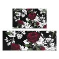 thumbnail image 1 of Pioneer Flower Floral Print Pattern Kitchen Rugs Sets Of 2,Anti Fatigue Kitchen Mat Rugs Non Slip Washable,Decorative Kitchen Floor Mats for Kitchen,Sink,Laundry,17"x30"+17"x47", 1 of 7
