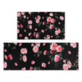 thumbnail image 1 of Pioneer Flower Floral Print Pattern Kitchen Rugs Sets Of 2,Anti Fatigue Kitchen Mat Rugs Non Slip Washable,Decorative Kitchen Floor Mats for Kitchen,Sink,Laundry,17"x30"+17"x47", 1 of 7