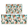 thumbnail image 1 of Pioneer Flower Floral Print Pattern Kitchen Rugs Sets Of 2,Anti Fatigue Kitchen Mat Rugs Non Slip Washable,Decorative Kitchen Floor Mats for Kitchen,Sink,Laundry,17"x30"+17"x47", 1 of 7