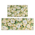 thumbnail image 1 of Pioneer Flower Floral Print Pattern Kitchen Rugs Sets Of 2,Anti Fatigue Kitchen Mat Rugs Non Slip Washable,Decorative Kitchen Floor Mats for Kitchen,Sink,Laundry,17"x30"+17"x47", 1 of 7