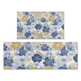 thumbnail image 1 of Pioneer Flower Floral Print Pattern Kitchen Rugs Sets Of 2,Anti Fatigue Kitchen Mat Rugs Non Slip Washable,Decorative Kitchen Floor Mats for Kitchen,Sink,Laundry,17"x30"+17"x47", 1 of 7