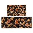 thumbnail image 1 of Pioneer Flower Floral Print Pattern Kitchen Rugs Sets Of 2,Anti Fatigue Kitchen Mat Rugs Non Slip Washable,Decorative Kitchen Floor Mats for Kitchen,Sink,Laundry,17"x30"+17"x47", 1 of 7