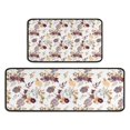 thumbnail image 1 of Pioneer Flower Floral Print Pattern Kitchen Rugs Sets Of 2,Anti Fatigue Kitchen Mat Rugs Non Slip Washable,Decorative Kitchen Floor Mats for Kitchen,Sink,Laundry,17"X30"+17"X47", 1 of 7