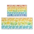 thumbnail image 1 of Pioneer Flower Floral Print Pattern Kitchen Rugs Sets Of 2,Anti Fatigue Kitchen Mat Rugs Non Slip Washable,Decorative Kitchen Floor Mats for Kitchen,Sink,Laundry,17"x30"+17"x47", 1 of 7