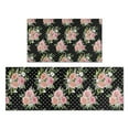 thumbnail image 1 of Pioneer Flower Floral Print Pattern Kitchen Rugs Sets Of 2,Anti Fatigue Kitchen Mat Rugs Non Slip Washable,Decorative Kitchen Floor Mats for Kitchen,Sink,Laundry,17"x30"+17"x47", 1 of 7