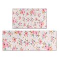 thumbnail image 1 of Pioneer Flower Floral Print Pattern Kitchen Rugs Sets Of 2,Anti Fatigue Kitchen Mat Rugs Non Slip Washable,Decorative Kitchen Floor Mats for Kitchen,Sink,Laundry,17"x30"+17"x47", 1 of 7