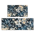 thumbnail image 1 of Pioneer Flower Floral Print Pattern Kitchen Rugs Sets Of 2,Anti Fatigue Kitchen Mat Rugs Non Slip Washable,Decorative Kitchen Floor Mats for Kitchen,Sink,Laundry,17"x30"+17"x47", 1 of 7