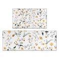 thumbnail image 1 of Pioneer Flower Floral Print Pattern Kitchen Rugs Sets Of 2,Anti Fatigue Kitchen Mat Rugs Non Slip Washable,Decorative Kitchen Floor Mats for Kitchen,Sink,Laundry,17"x30"+17"x47", 1 of 7