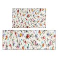 thumbnail image 1 of Pioneer Flower Floral Print Pattern Kitchen Rugs Sets Of 2,Anti Fatigue Kitchen Mat Rugs Non Slip Washable,Decorative Kitchen Floor Mats for Kitchen,Sink,Laundry,17"x30"+17"x47", 1 of 7