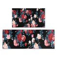 thumbnail image 1 of Pioneer Flower Floral Print Pattern Kitchen Rugs Sets Of 2,Anti Fatigue Kitchen Mat Rugs Non Slip Washable,Decorative Kitchen Floor Mats for Kitchen,Sink,Laundry,17"x30"+17"x47", 1 of 7