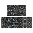 thumbnail image 1 of Pioneer Flower Floral Print Pattern Kitchen Rugs Sets Of 2,Anti Fatigue Kitchen Mat Rugs Non Slip Washable,Decorative Kitchen Floor Mats for Kitchen,Sink,Laundry,17"x30"+17"x47", 1 of 7