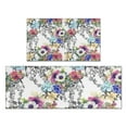 thumbnail image 1 of Pioneer Flower Floral Print Pattern Kitchen Rugs Sets Of 2,Anti Fatigue Kitchen Mat Rugs Non Slip Washable,Decorative Kitchen Floor Mats for Kitchen,Sink,Laundry,17"x30"+17"x47", 1 of 7