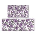thumbnail image 1 of Pioneer Flower Floral Print Pattern Kitchen Rugs Sets Of 2,Anti Fatigue Kitchen Mat Rugs Non Slip Washable,Decorative Kitchen Floor Mats for Kitchen,Sink,Laundry,17"x30"+17"x47", 1 of 7