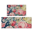 thumbnail image 1 of Pioneer Flower Floral Print Pattern Kitchen Rugs Sets Of 2,Anti Fatigue Kitchen Mat Rugs Non Slip Washable,Decorative Kitchen Floor Mats for Kitchen,Sink,Laundry,17"x30"+17"x47", 1 of 7