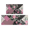 thumbnail image 1 of Pioneer Flower Floral Print Pattern Kitchen Rugs Sets Of 2,Anti Fatigue Kitchen Mat Rugs Non Slip Washable,Decorative Kitchen Floor Mats for Kitchen,Sink,Laundry,17"x30"+17"x47", 1 of 7