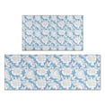 thumbnail image 1 of Pioneer Flower Floral Print Pattern Kitchen Rugs Sets Of 2,Anti Fatigue Kitchen Mat Rugs Non Slip Washable,Decorative Kitchen Floor Mats for Kitchen,Sink,Laundry,17"x30"+17"x47", 1 of 7
