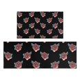 thumbnail image 1 of Pioneer Flower Floral Print Pattern Kitchen Rugs Sets Of 2,Anti Fatigue Kitchen Mat Rugs Non Slip Washable,Decorative Kitchen Floor Mats for Kitchen,Sink,Laundry,17"x30"+17"x47", 1 of 7