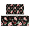 thumbnail image 1 of Pioneer Flower Floral Print Pattern Kitchen Rugs Sets Of 2,Anti Fatigue Kitchen Mat Rugs Non Slip Washable,Decorative Kitchen Floor Mats for Kitchen,Sink,Laundry,17"x30"+17"x47", 1 of 7