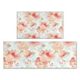 thumbnail image 1 of Pioneer Flower Floral Print Pattern Kitchen Rugs Sets Of 2,Anti Fatigue Kitchen Mat Rugs Non Slip Washable,Decorative Kitchen Floor Mats for Kitchen,Sink,Laundry,17"x30"+17"x47", 1 of 7