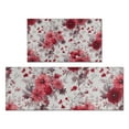 thumbnail image 1 of Pioneer Flower Floral Print Pattern Kitchen Rugs Sets Of 2,Anti Fatigue Kitchen Mat Rugs Non Slip Washable,Decorative Kitchen Floor Mats for Kitchen,Sink,Laundry,17"x30"+17"x47", 1 of 7