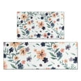 thumbnail image 1 of Pioneer Flower Floral Print Pattern Kitchen Rugs Sets Of 2,Anti Fatigue Kitchen Mat Rugs Non Slip Washable,Decorative Kitchen Floor Mats for Kitchen,Sink,Laundry,17"x30"+17"x47", 1 of 7