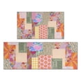 thumbnail image 1 of Pioneer Flower Floral Print Pattern Kitchen Rugs Sets Of 2,Anti Fatigue Kitchen Mat Rugs Non Slip Washable,Decorative Kitchen Floor Mats for Kitchen,Sink,Laundry,17"x30"+17"x47", 1 of 7